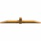 Ekena Millwork Eugene Rough Sawn Timber Gable Bracket, Western Red Cedar, 96"W x 16"H x 4"D x 6"F, 4/12 Pitch GBW096X16X0406EUG00RWR - alternate 5